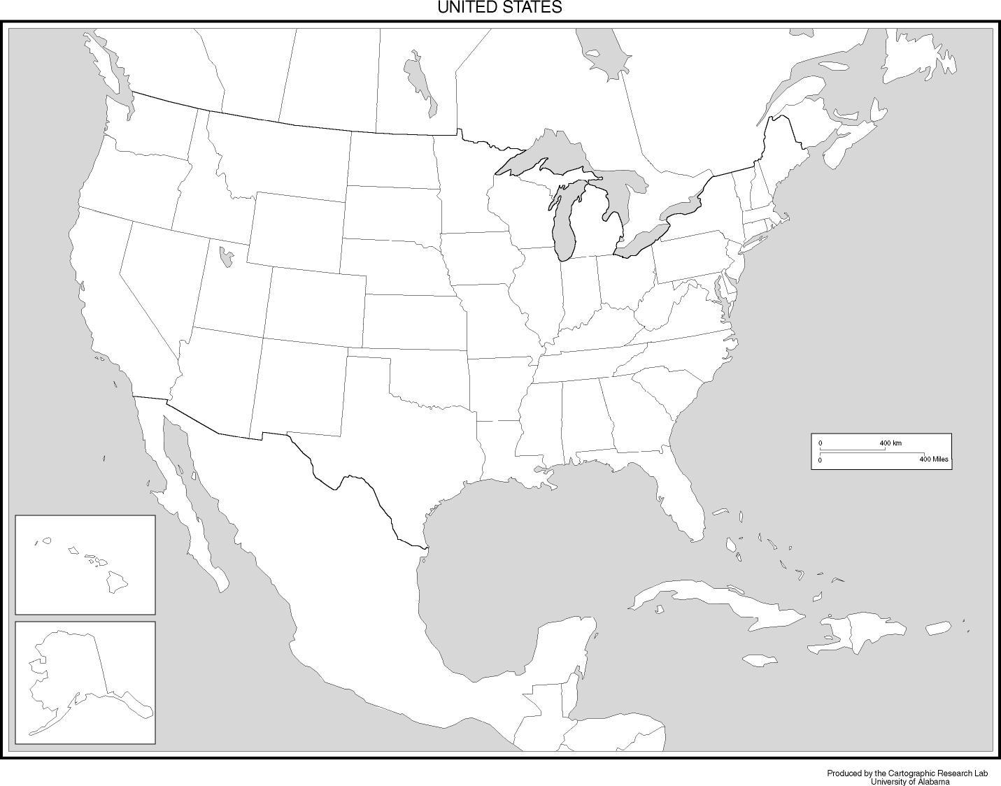 白地図 米国 アメリカの地図を空白 北米 ア