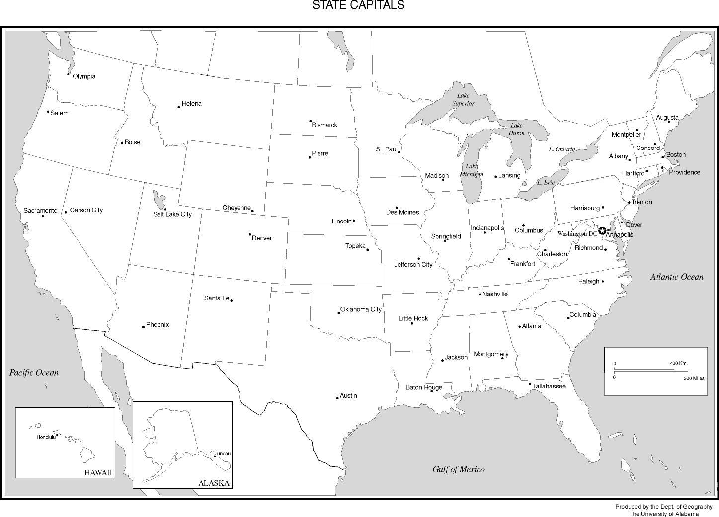 米国の地図を印刷無地図を印刷する米国の北アメリカ ア