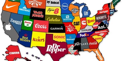 地図のアメリカの会社