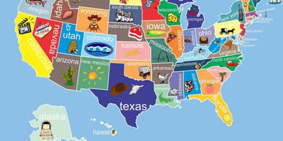 米国地図画像