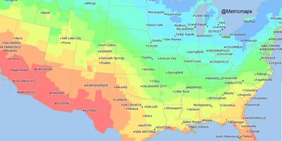 米太陽の地図