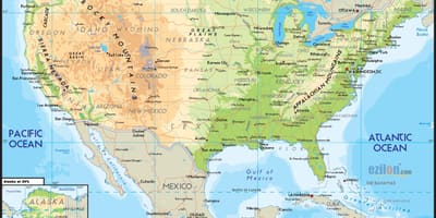 地図アメリカ合衆国