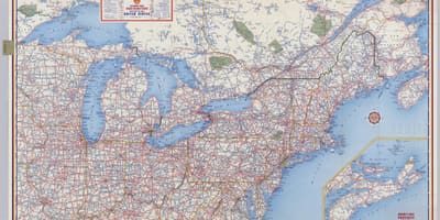 道路地図北米